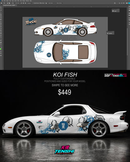 Ikari no Sakana (Angry Fish) Koi Fish Design